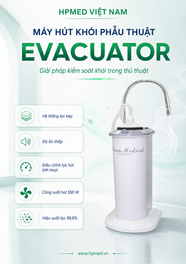 Máy hút khói phẫu thuật EVACUATOR Union Medical Hàn Quốc