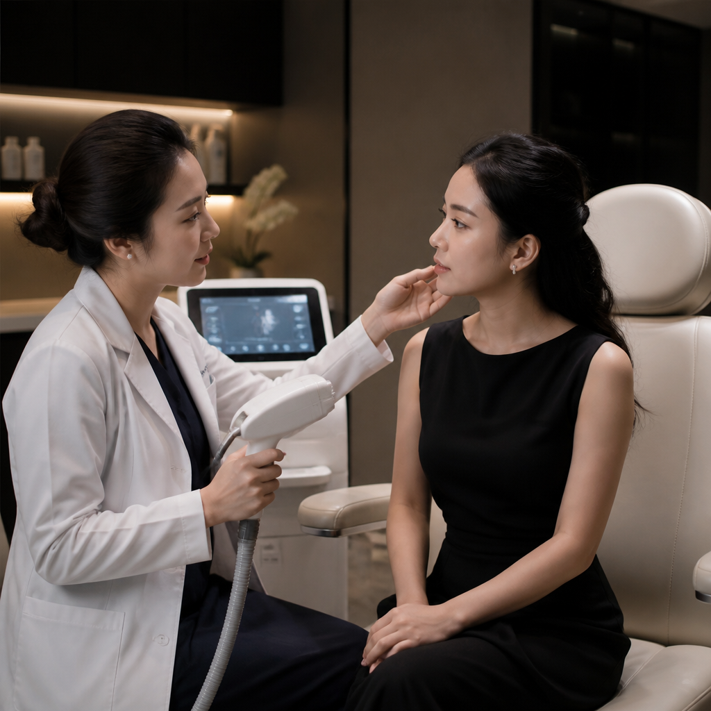 Ảnh minh họa tư vấn và đánh giá trước khi sử dụng Laser 980nm