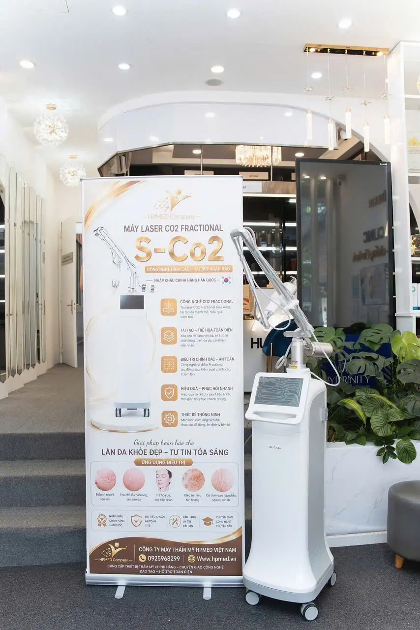 Máy Laser CO2 Fractional S-CO2 Hàn Quốc tại Phòng khám AKINA
