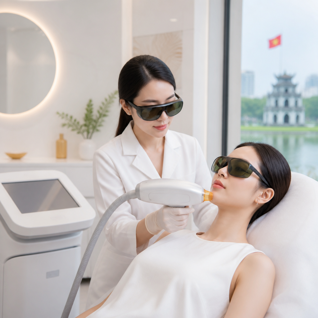 Laser Q-Switched Nd YAG: Cập Nhật Xu Hướng Mới Trong Điều Trị Nám và Xóa Xăm 5 Hệ thống laser thẩm mỹ thế hệ mới với màn hình cảm ứng thông minh