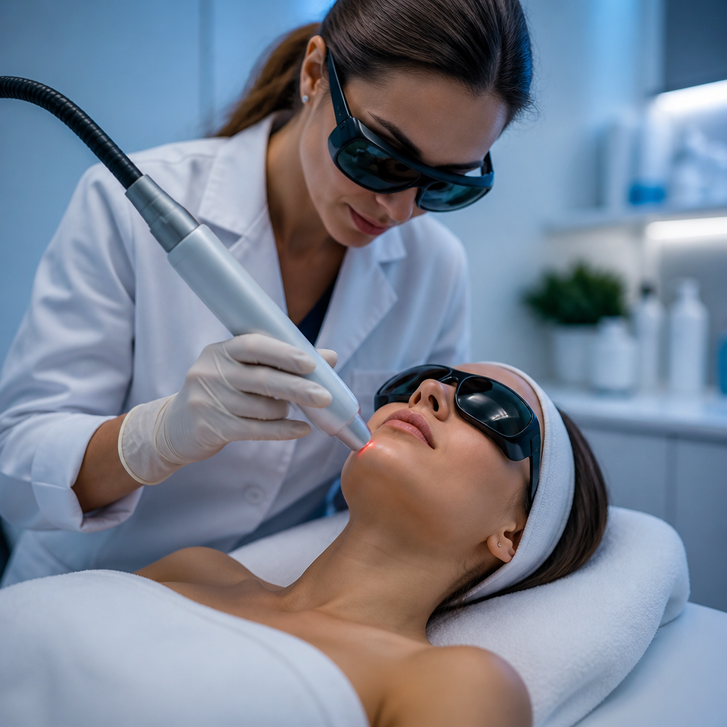 phác đồ trị nám bằng Laser 2026 - minh họa tổng quan về laser và nám