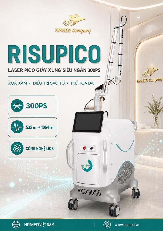 Máy laser pico giây RisuPico 300PS HPMED