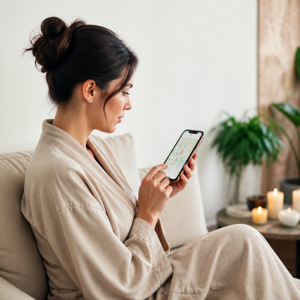 Chiến lược SEO Local 2026 cho Spa: Vị trí top 'gần đây' trên Google Maps & AI Overviews 1 SEO local spa 2026 - minh họa tầm quan trọng của tìm kiếm địa phương trên di động