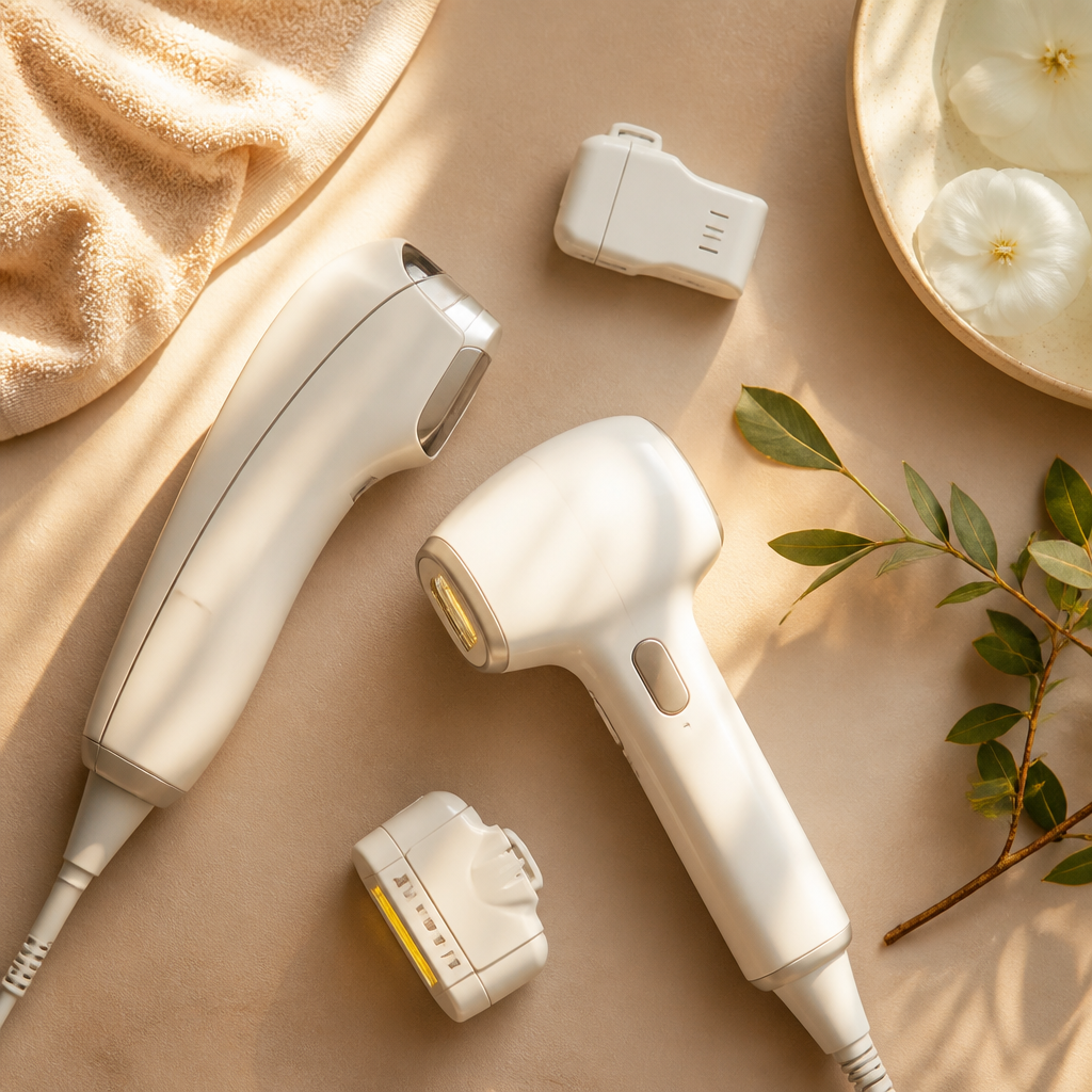 Xu Hướng Đào Tạo Nghề Spa 2026: Kỹ Năng Cần Có Trong Kỷ Nguyên AI & Trải Nghiệm Khách Hàng 3 Học viên đang thực hành trên máy thẩm mỹ công nghệ cao như Laser và Hifu trong buổi đào tạo