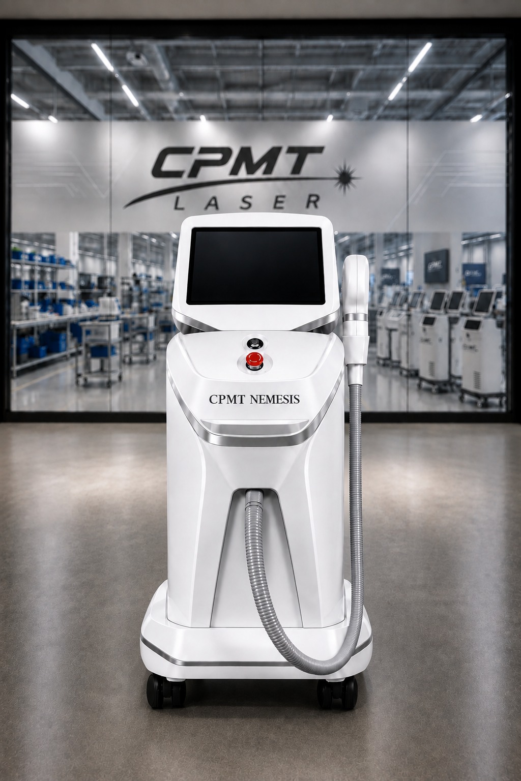 CPMT NEMESIS: Trạm laser 4 tay cầm chuyên biệt cho giảm lông 1 Máy CPMT NEMESIS của CPMT Laser