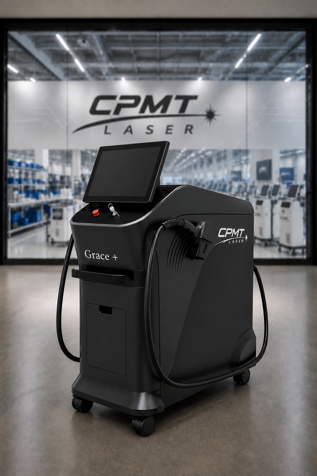Grace Plus Trio – Laser 3 bước sóng, 2 tay cầm | HPMED 1 Máy Grace Plus của CPMT Laser