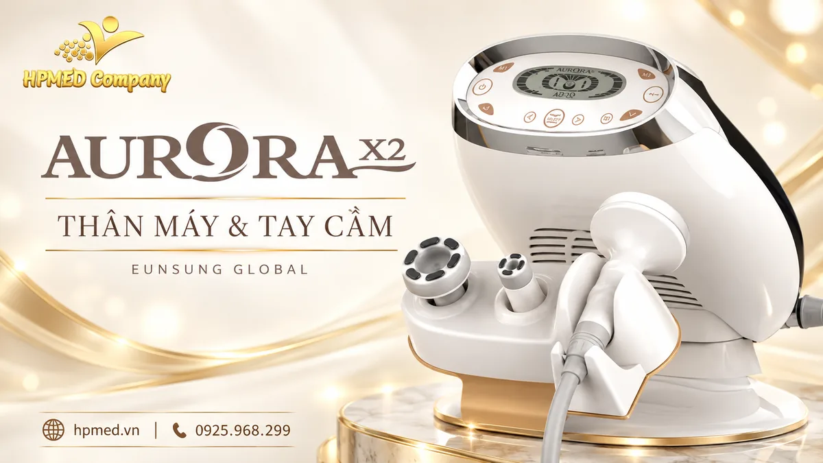 Thân máy và cụm tay cầm RF Aurora X2 Eunsung