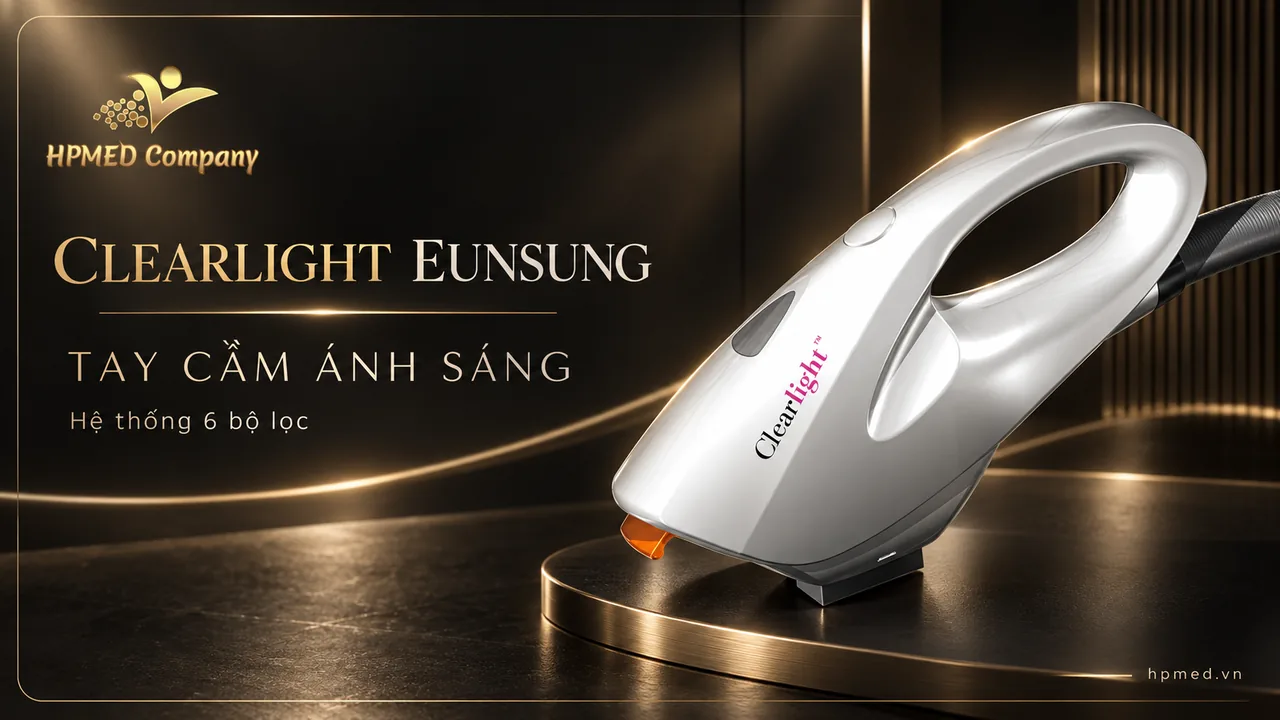 Tay cầm ánh sáng Clearlight Eunsung | HPMED Tay cầm ánh sáng Clearlight Eunsung với thiết kế tay nắm dạng vòng