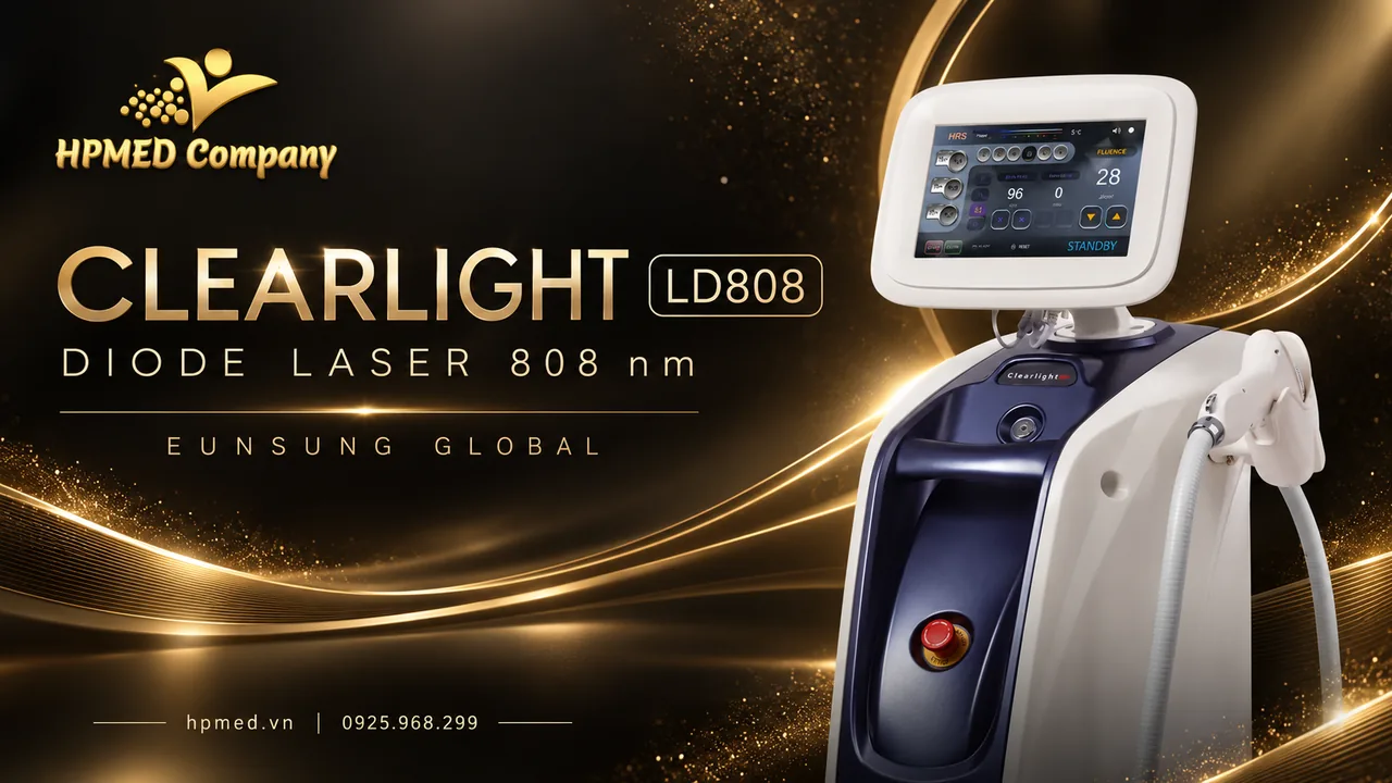 Máy diode laser Clearlight LD808 Eunsung tại HPMED