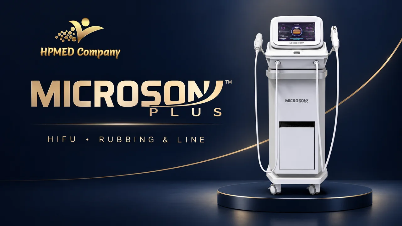 Máy HIFU Microson Plus Eunsung với hai tay cầm Rubbing và Line