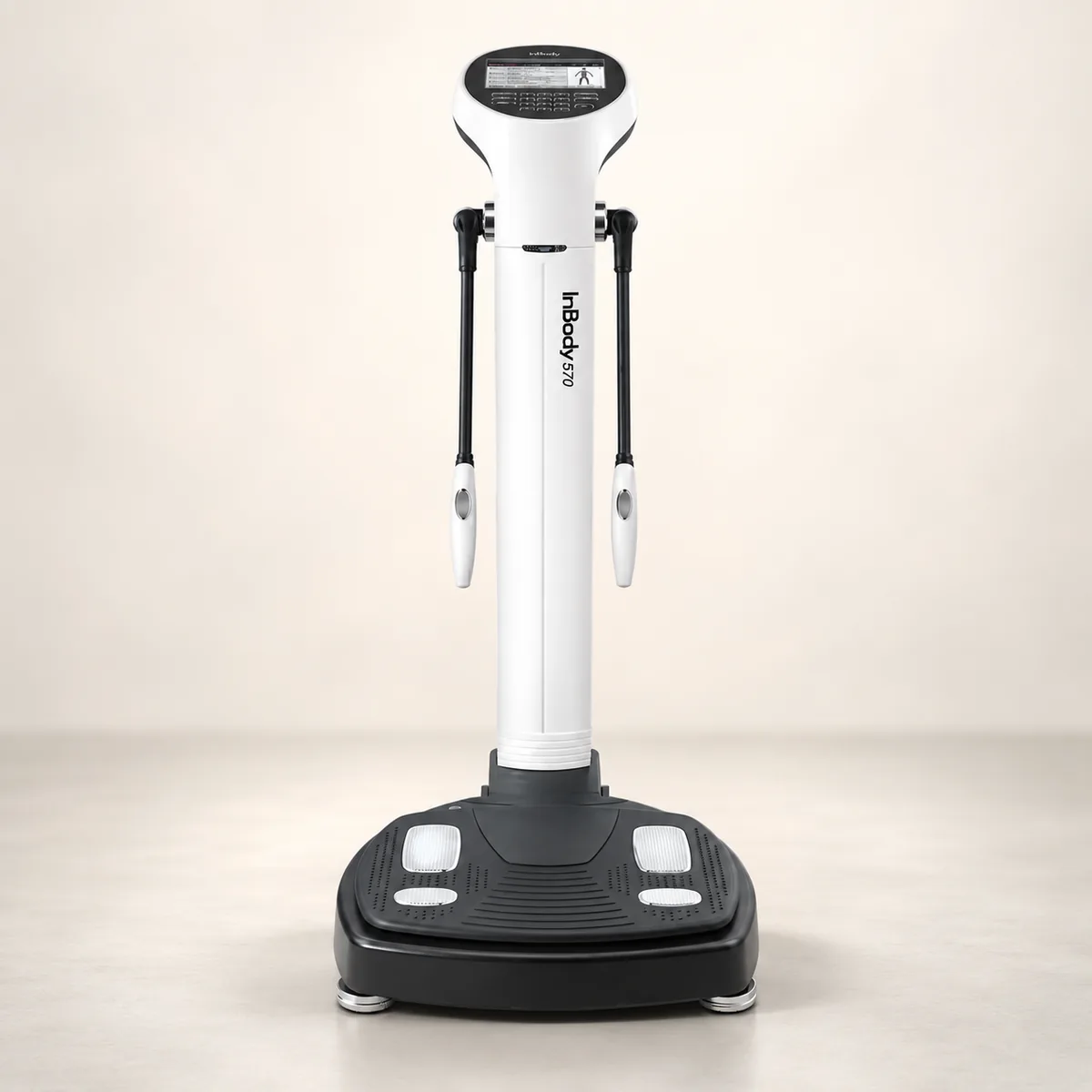Máy InBody 570 Hàn Quốc với tay cầm điện cực và bàn đo thành phần cơ thể