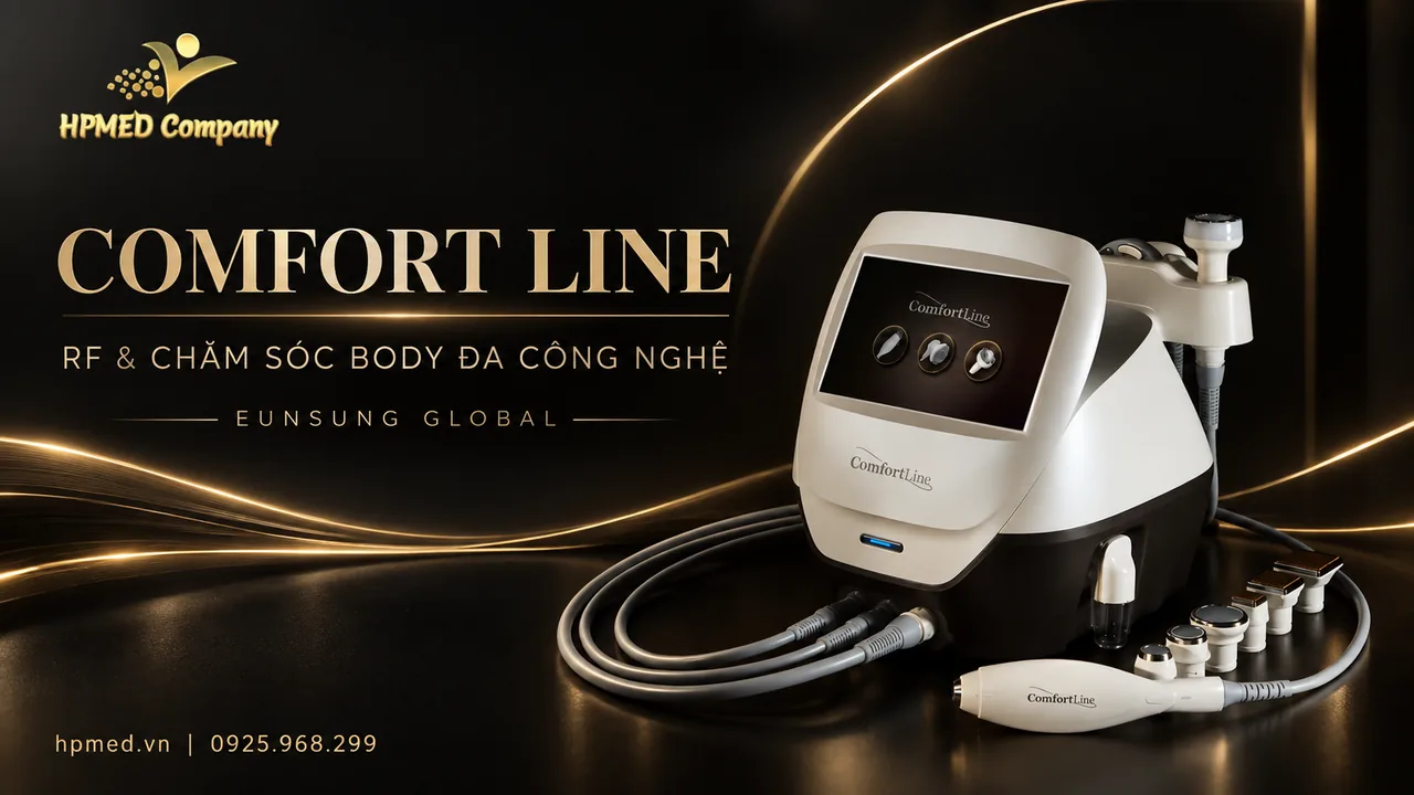 Máy RF Comfort Line Eunsung với các tay cầm và phụ kiện