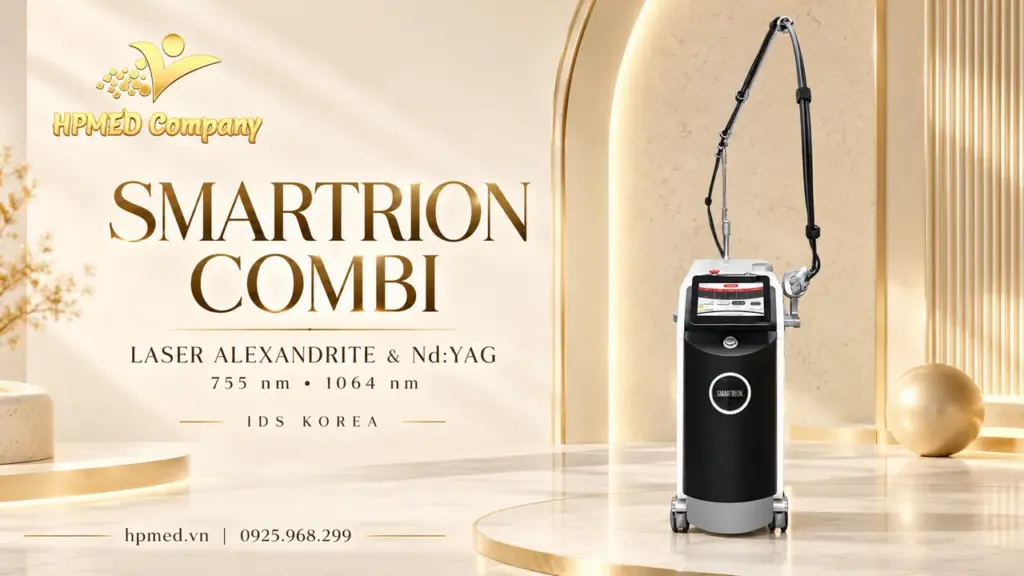 Máy SMARTRION COMBI IDS laser Alexandrite 755 nm và Nd:YAG 1064 nm