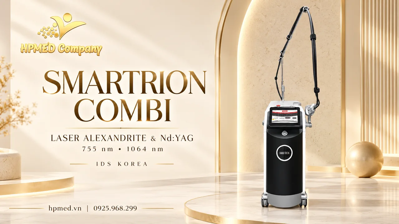 Máy SMARTRION COMBI IDS laser Alexandrite 755 nm và Nd:YAG 1064 nm