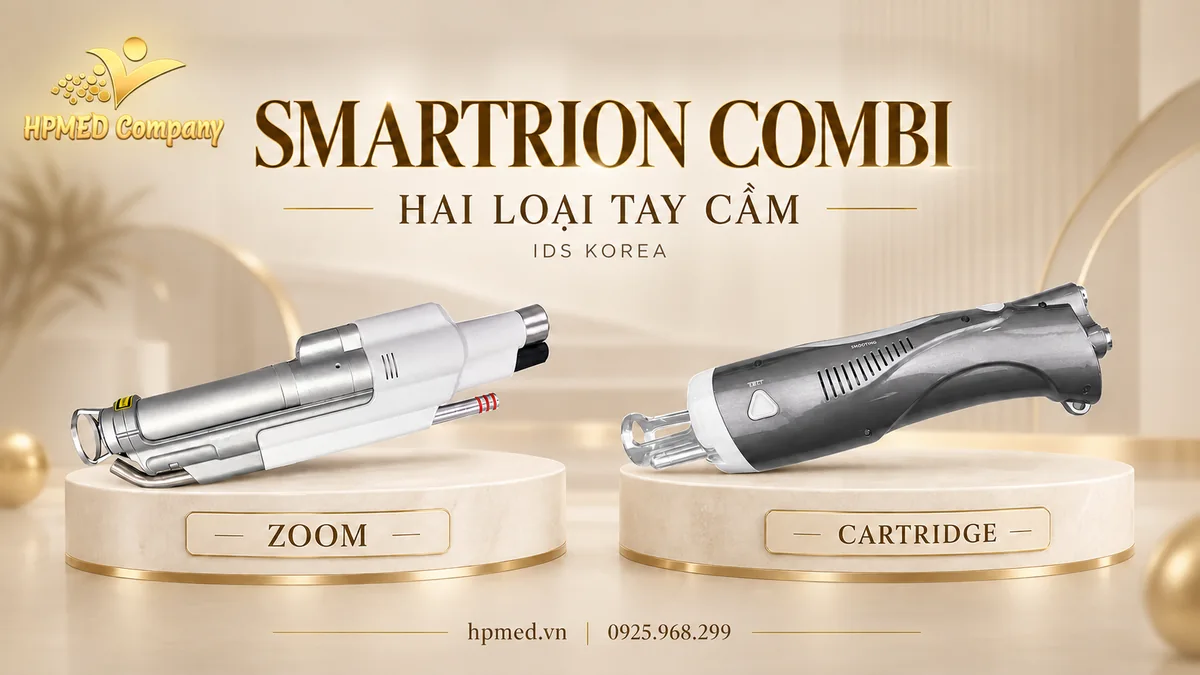 Tay cầm Zoom và Cartridge SMARTRION COMBI | HPMED Hai tay cầm Zoom và Cartridge của máy laser SMARTRION COMBI IDS