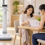 Minh họa tư vấn kết quả thành phần cơ thể bên máy InBody 370