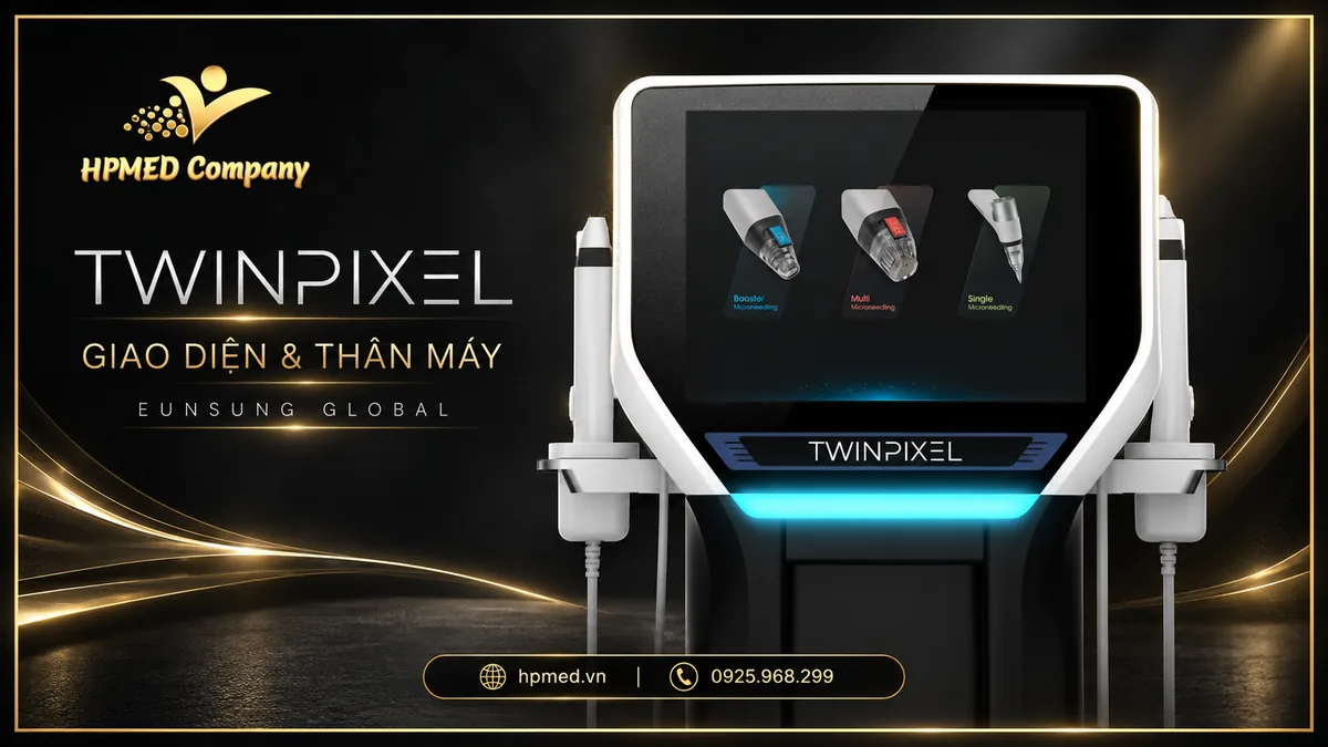 Giao diện và thân máy RF vi kim TwinPixel Eunsung
