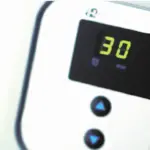 Bảng điều khiển thực của Cryo-Jet trong catalog với màn hình thời gian, nhiệt độ và mức gió