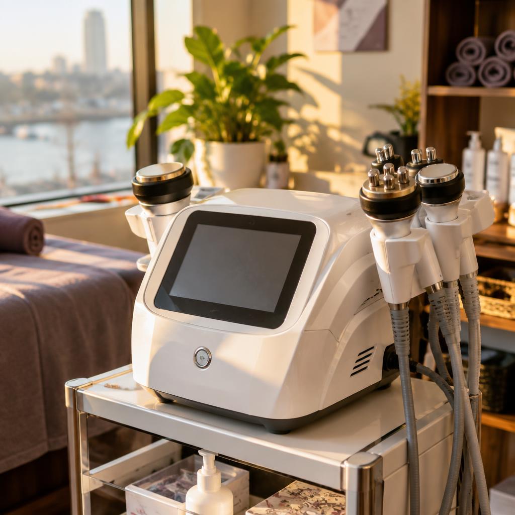 Các dòng thiết bị thẩm mỹ cao cấp của HPMED, bao gồm máy giảm béo Cavitation và RF