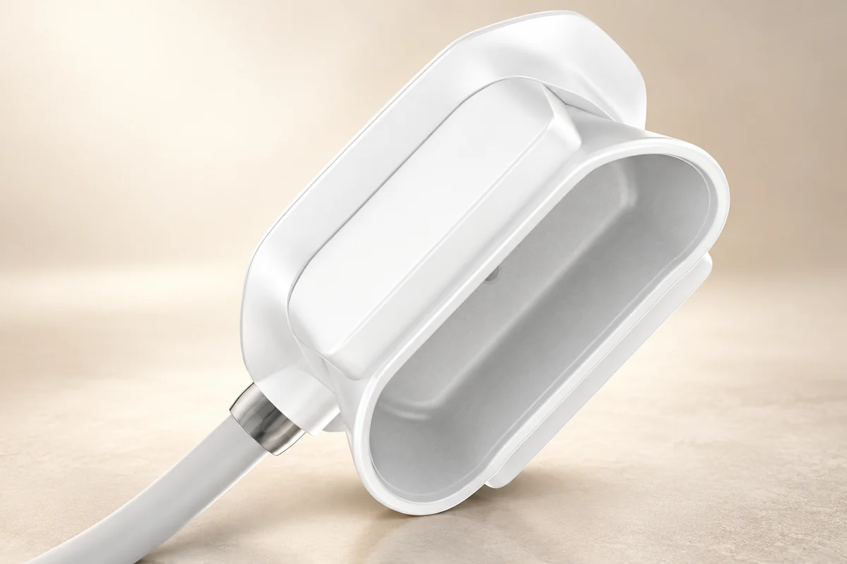 Cận cảnh lòng tay cầm làm lạnh 360 độ của máy Coolshaping2