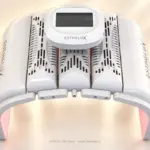 Toàn bộ máy ESTHERLUX LITE MEDMIX dạng vòm trên nền ngọc trai vàng champagne