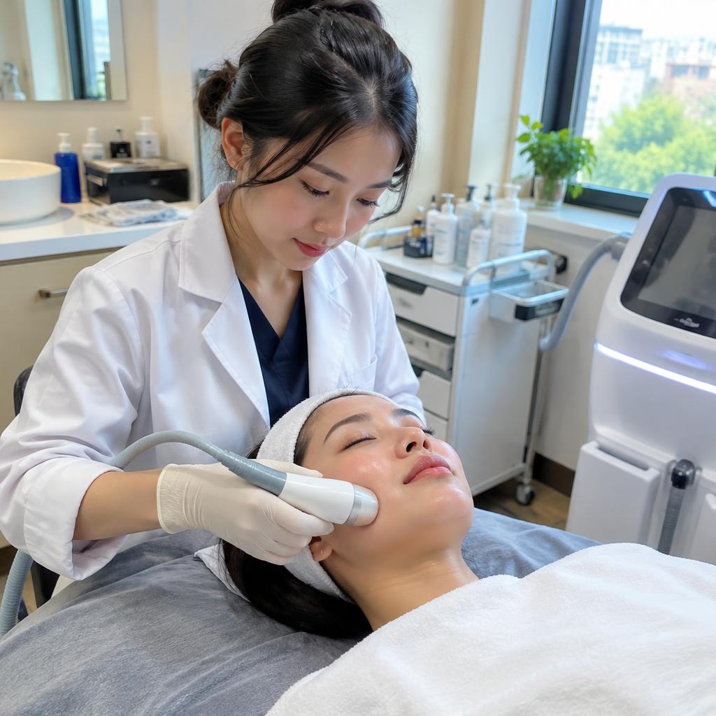 Phòng khám da liễu với các thiết bị công nghệ cao