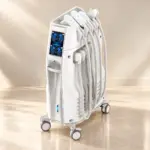 Máy đông hủy mỡ Coolshaping2 Eunsung màu trắng với màn hình cảm ứng, cụm tay cầm và chân đế bánh xe