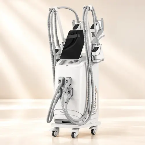 Máy giảm béo CRYOCOOL 360 Sanhe với màn hình gập và bốn tay cầm làm lạnh