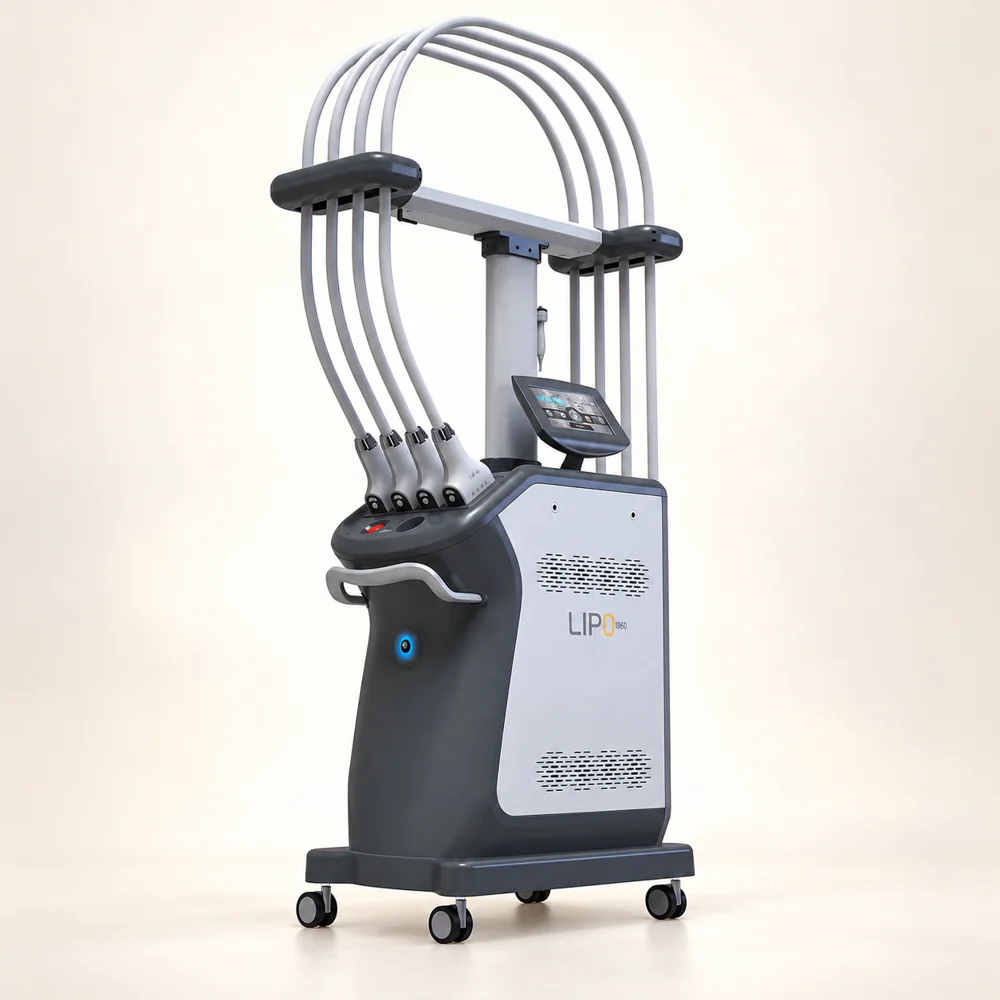 Máy giảm béo LIPO 1060 Eunsung với bốn đầu điều trị và màn hình cảm ứng