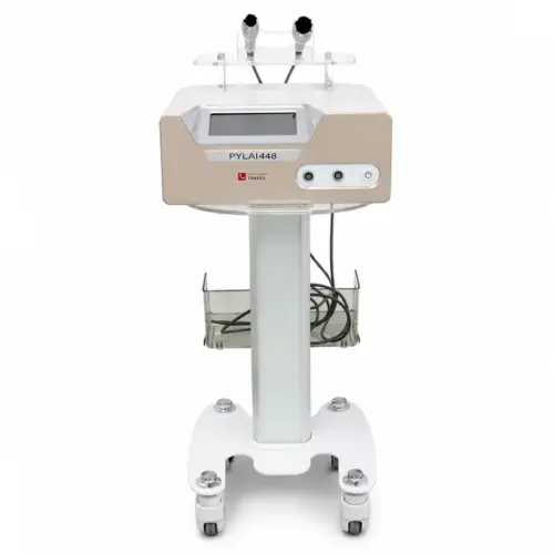 Máy LDM Sono FYLAI488 với hai tay cầm và xe đẩy tại HPMED