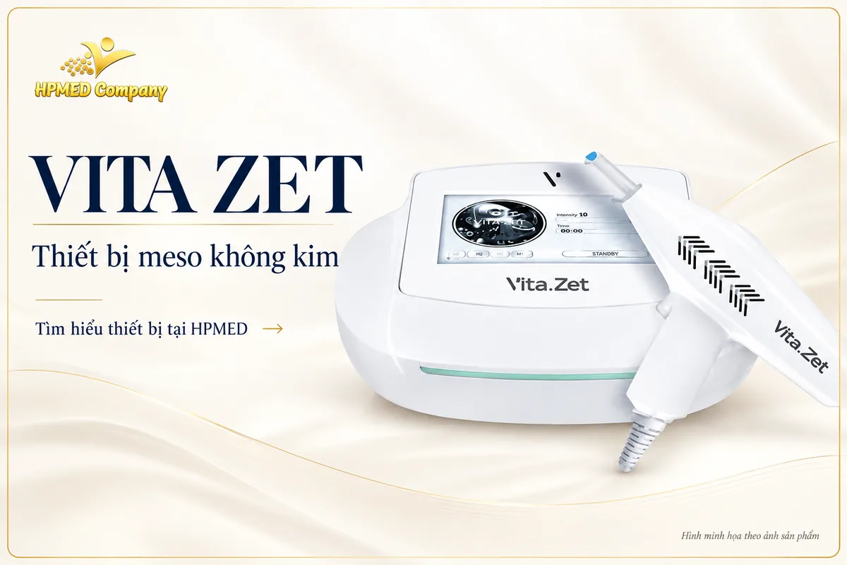 Thiết bị meso không kim Vita Zet để bàn cùng tay cầm