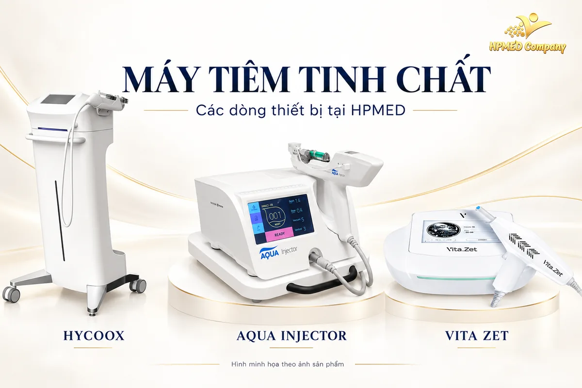 Ba dòng thiết bị Hycoox, Aqua Injector và Vita Zet tại HPMED