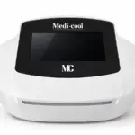 Hình minh họa bảng điều khiển máy Medi Cool với màn hình ở trạng thái tắt