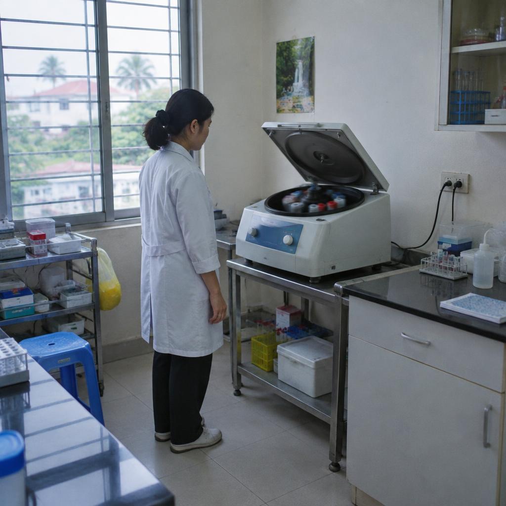 Ống ly tâm không cân bằng gây rung lắc máy