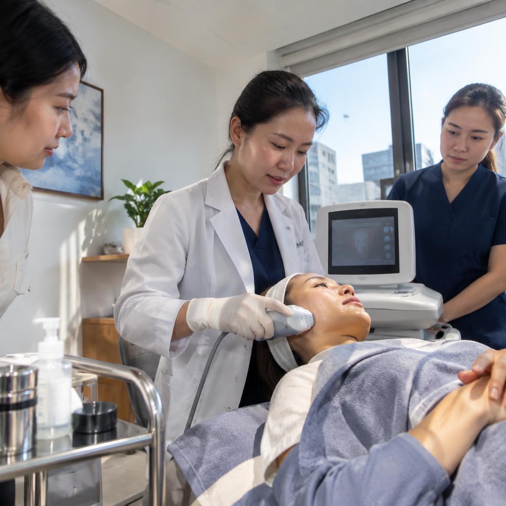 Buổi đào tạo sử dụng thiết bị thẩm mỹ y tế