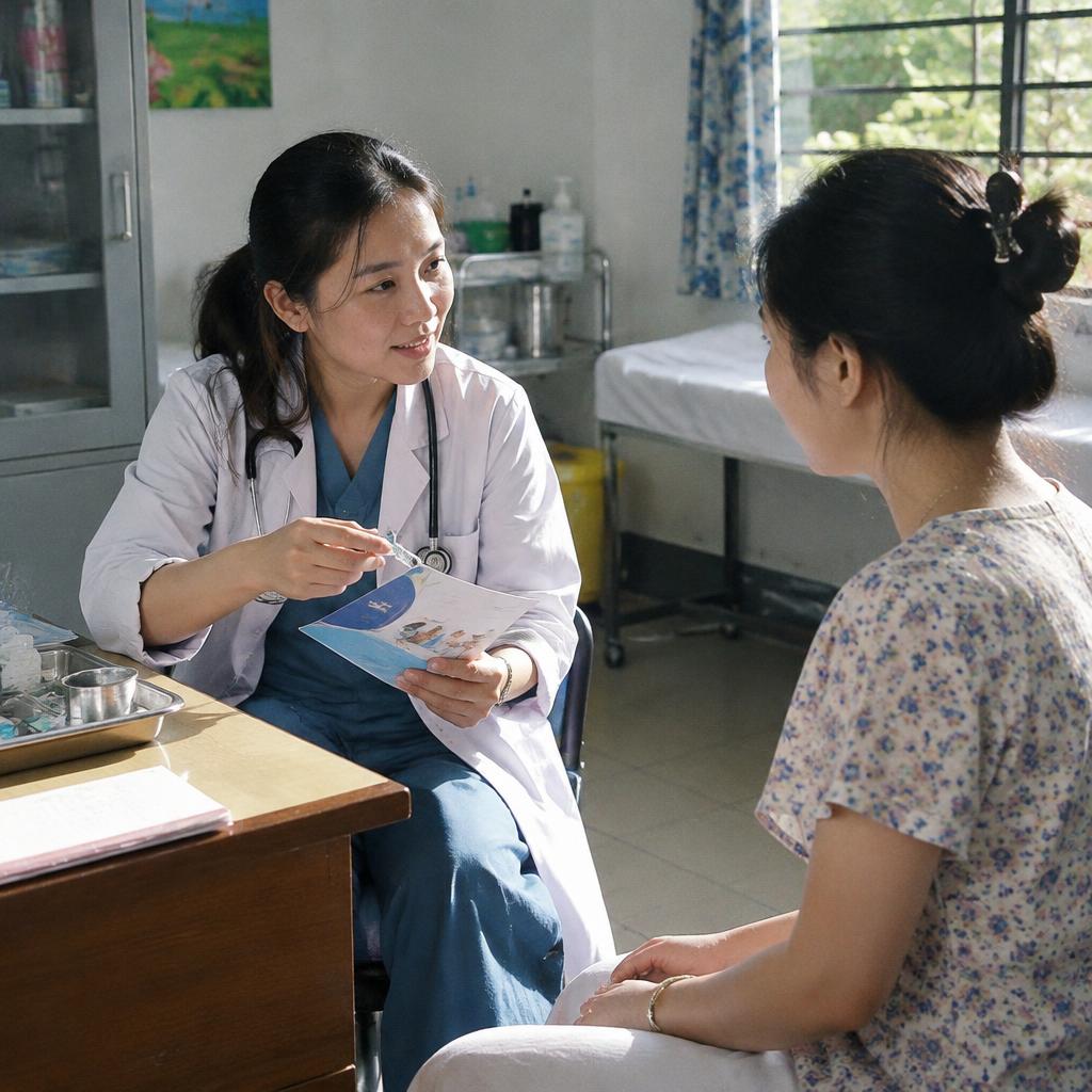 Phân tích chi phí và chiến lược tối ưu ngân sách khi sử dụng thuốc tê trong thẩm mỹ 4 Chuyên gia y tế đang tư vấn cho khách hàng về quy trình điều trị và các loại thuốc tê được sử dụng