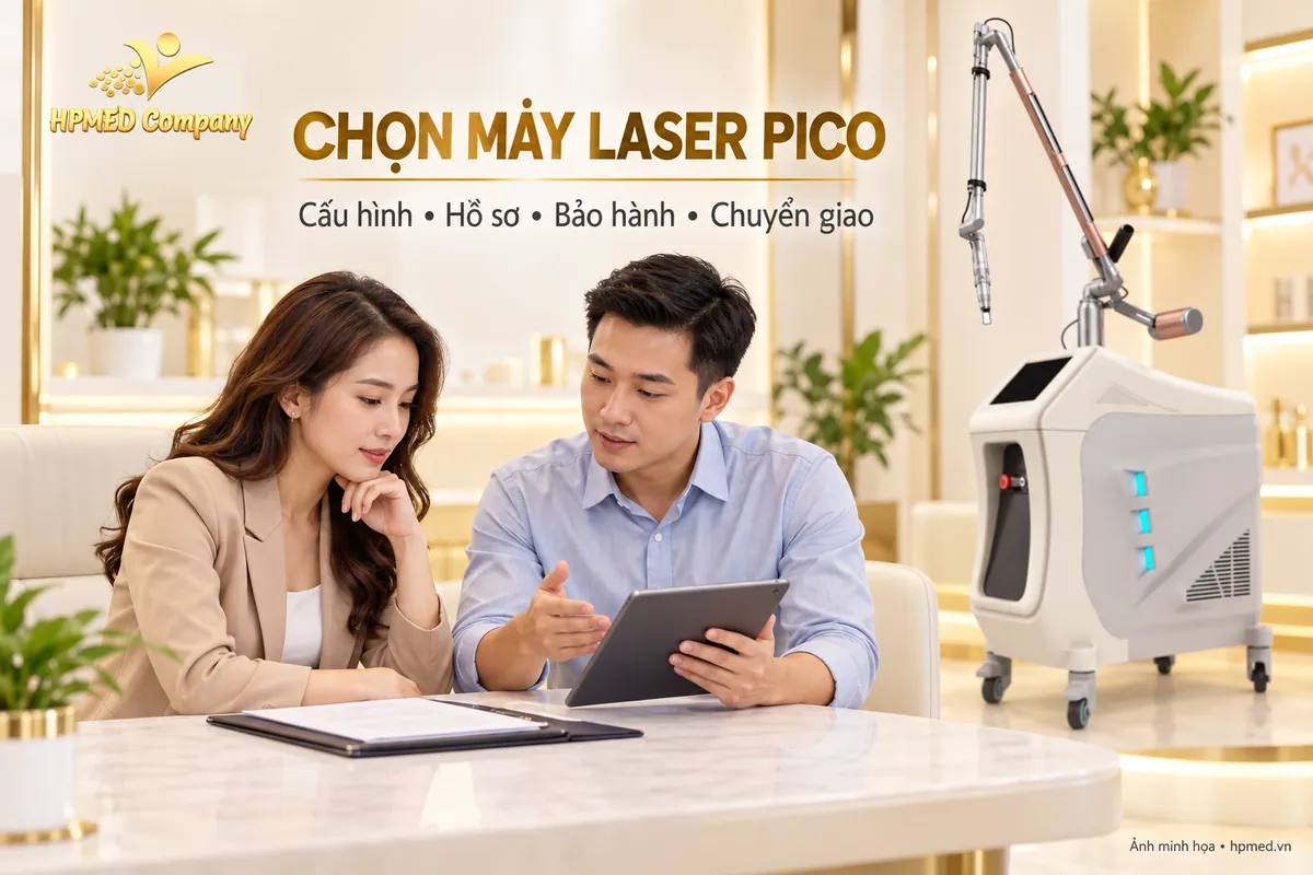 Ảnh minh họa tư vấn cấu hình, hồ sơ, bảo hành và chuyển giao máy laser Pico với Picotech Premium